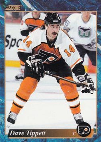 #584 Dave Tippett - Philadelphia Flyers - 1993-94 Score Canadian Hockey