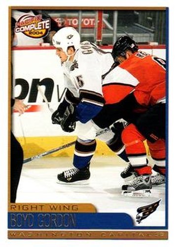 #584 Boyd Gordon - Washington Capitals - 2003-04 Pacific Complete Hockey