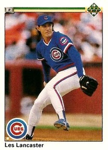 #584 Les Lancaster - Chicago Cubs - 1990 Upper Deck Baseball