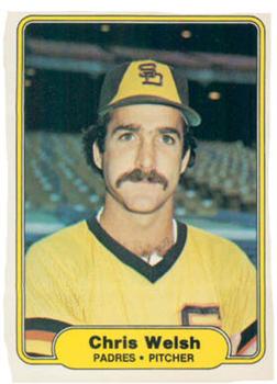 #584 Chris Welsh - San Diego Padres - 1982 Fleer Baseball