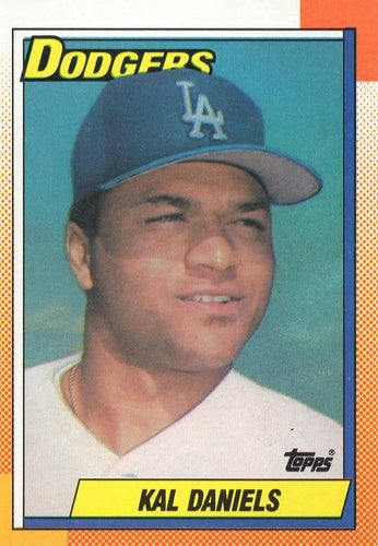 #585 Kal Daniels - Los Angeles Dodgers - 1990 Topps Baseball