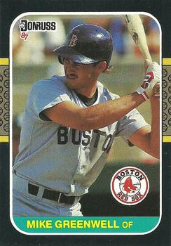 #585 Mike Greenwell - Boston Red Sox - 1987 Donruss Baseball