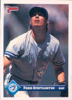 #585 Todd Stottlemyre - Toronto Blue Jays - 1993 Donruss Baseball