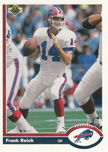 #585 Frank Reich - Buffalo Bills - 1991 Upper Deck Football