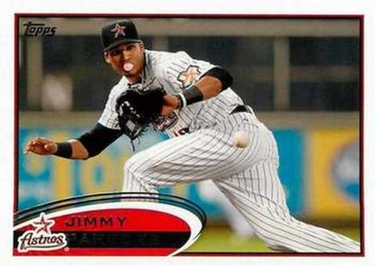 #585 Jimmy Paredes - Houston Astros - 2012 Topps Baseball