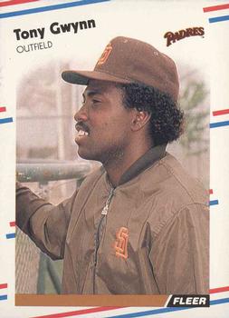 #585 Tony Gwynn - San Diego Padres - 1988 Fleer Baseball