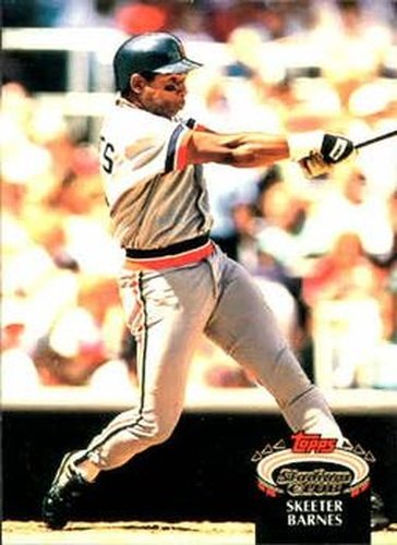 #585 Skeeter Barnes - Detroit Tigers - 1992 Stadium Club Baseball