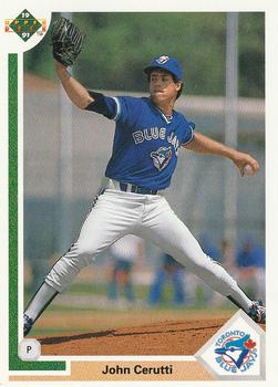 #585 John Cerutti - Toronto Blue Jays - 1991 Upper Deck Baseball