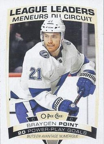 #585 Brayden Point - Tampa Bay Lightning - 2019-20 O-Pee-Chee Hockey