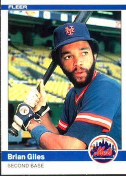 #585 Brian Giles - New York Mets - 1984 Fleer Baseball