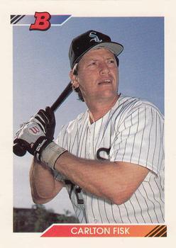 #585 Carlton Fisk - Chicago White Sox - 1992 Bowman Baseball