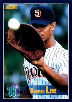#585 Derrek Lee - San Diego Padres -1994 Score Baseball