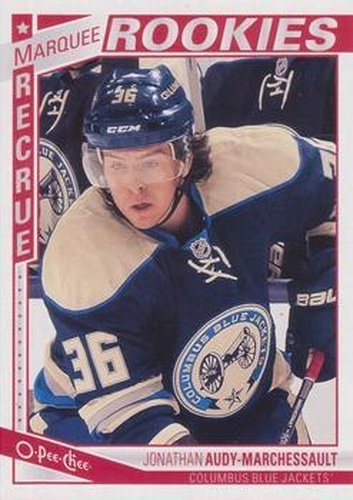 #585 Jonathan Audy-Marchessault - Columbus Blue Jackets - 2013-14 O-Pee-Chee Hockey