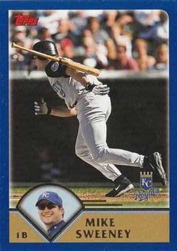 #585 Mike Sweeney - Kansas City Royals - 2003 Topps Baseball