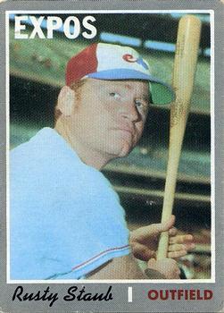 #585 Rusty Staub - Montreal Expos - 1970 Topps Baseball