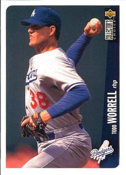 #585 Todd Worrell - Los Angeles Dodgers - 1996 Collector's Choice Baseball