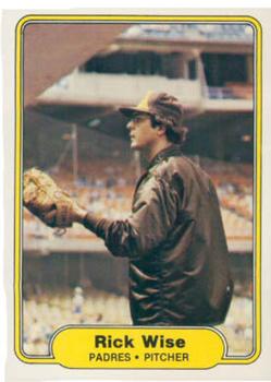#585 Rick Wise - San Diego Padres - 1982 Fleer Baseball