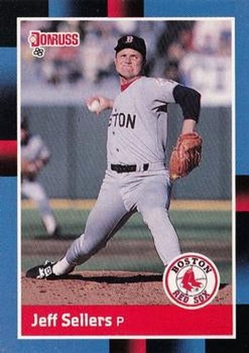 #585 Jeff Sellers - Boston Red Sox - 1988 Donruss Baseball