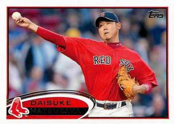 #586 Daisuke Matsuzaka - Boston Red Sox - 2012 Topps Baseball