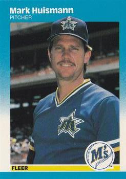 #586 Mark Huismann - Seattle Mariners - 1987 Fleer Baseball