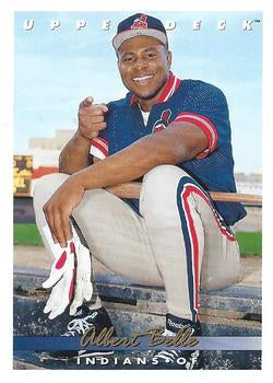 #586 Albert Belle - Cleveland Indians - 1993 Upper Deck Baseball