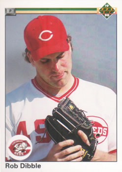 #586 Rob Dibble - Cincinnati Reds - 1990 Upper Deck Baseball