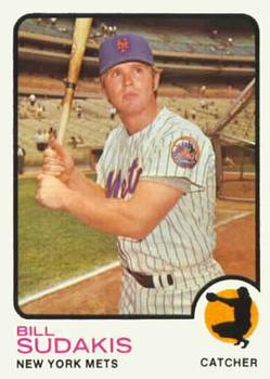 #586 Bill Sudakis - New York Mets - 1973 Topps Baseball