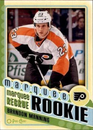 #586 Brandon Manning - Philadelphia Flyers - 2012-13 O-Pee-Chee Hockey