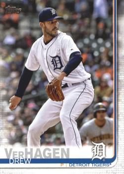 #586 Drew VerHagen - Detroit Tigers - 2019 Topps Baseball