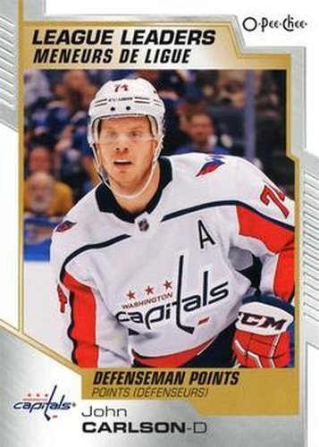 #586 John Carlson - Washington Capitals - 2020-21 O-Pee-Chee Hockey