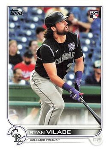 #586 Ryan Vilade - Colorado Rockies - 2022 Topps Baseball