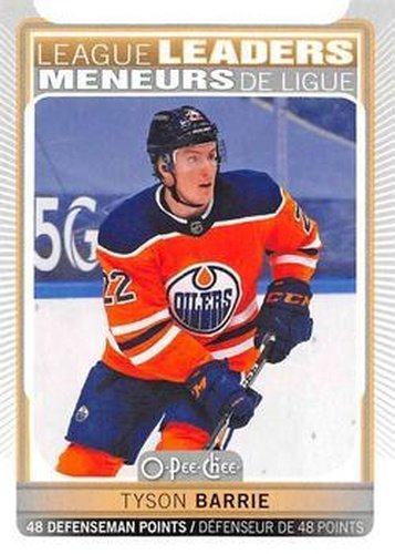 #586 Tyson Barrie - Edmonton Oilers - 2021-22 O-Pee-Chee Hockey