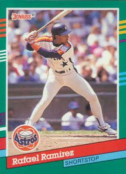 #586 Rafael Ramirez - Houston Astros - 1991 Donruss Baseball