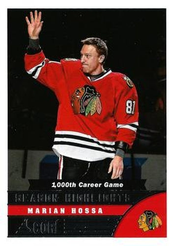 #586 Marian Hossa - Chicago Blackhawks - 2013-14 Score Hockey