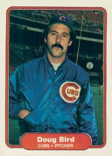 #586 Doug Bird - Chicago Cubs - 1982 Fleer Baseball