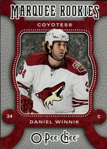 #586 Daniel Winnik - Phoenix Coyotes - 2007-08 O-Pee-Chee Hockey