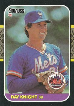 #586 Ray Knight - New York Mets - 1987 Donruss Baseball