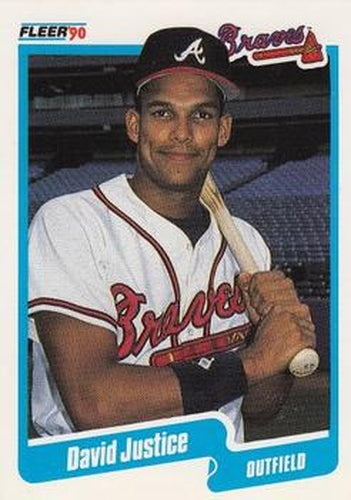#586 David Justice - Atlanta Braves - 1990 Fleer USA Baseball