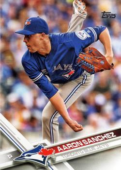 #586a Aaron Sanchez - Toronto Blue Jays - 2017 Topps Baseball