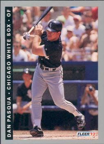 #587 Dan Pasqua - Chicago White Sox - 1993 Fleer Baseball