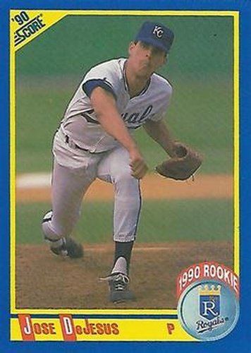 #587 Jose DeJesus - Kansas City Royals - 1990 Score Baseball