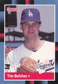 #587 Tim Belcher - Los Angeles Dodgers - 1988 Donruss Baseball