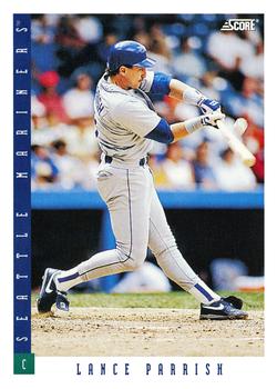 #587 Lance Parrish - Seattle Mariners - 1993 Score Baseball