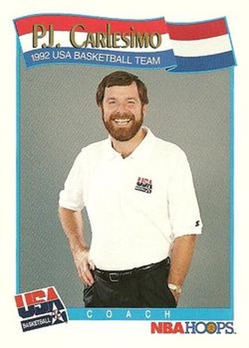 #587 P.J. Carlesimo - USA - 1991-92 Hoops Basketball