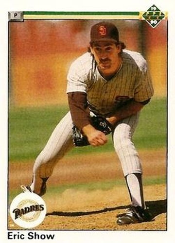 #587 Eric Show - San Diego Padres - 1990 Upper Deck Baseball