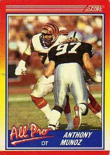 #587 Anthony Munoz - Cincinnati Bengals - 1990 Score Football