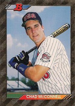 #587 Chad McConnell - USA - 1992 Bowman Baseball