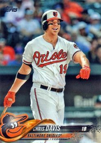#587 Chris Davis - Baltimore Orioles - 2018 Topps Baseball
