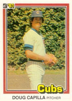 #587 Doug Capilla - Chicago Cubs - 1981 Donruss Baseball