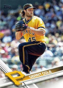 #587 Gerrit Cole - Pittsburgh Pirates - 2017 Topps Baseball